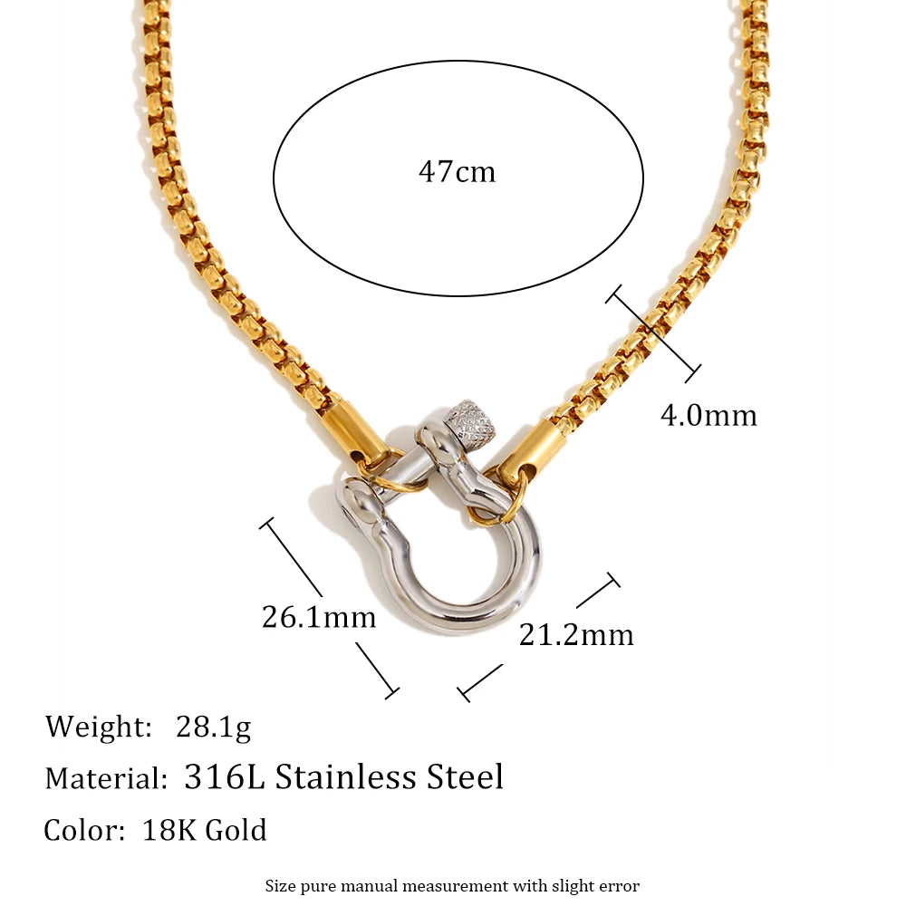 Dual Tone Necklace