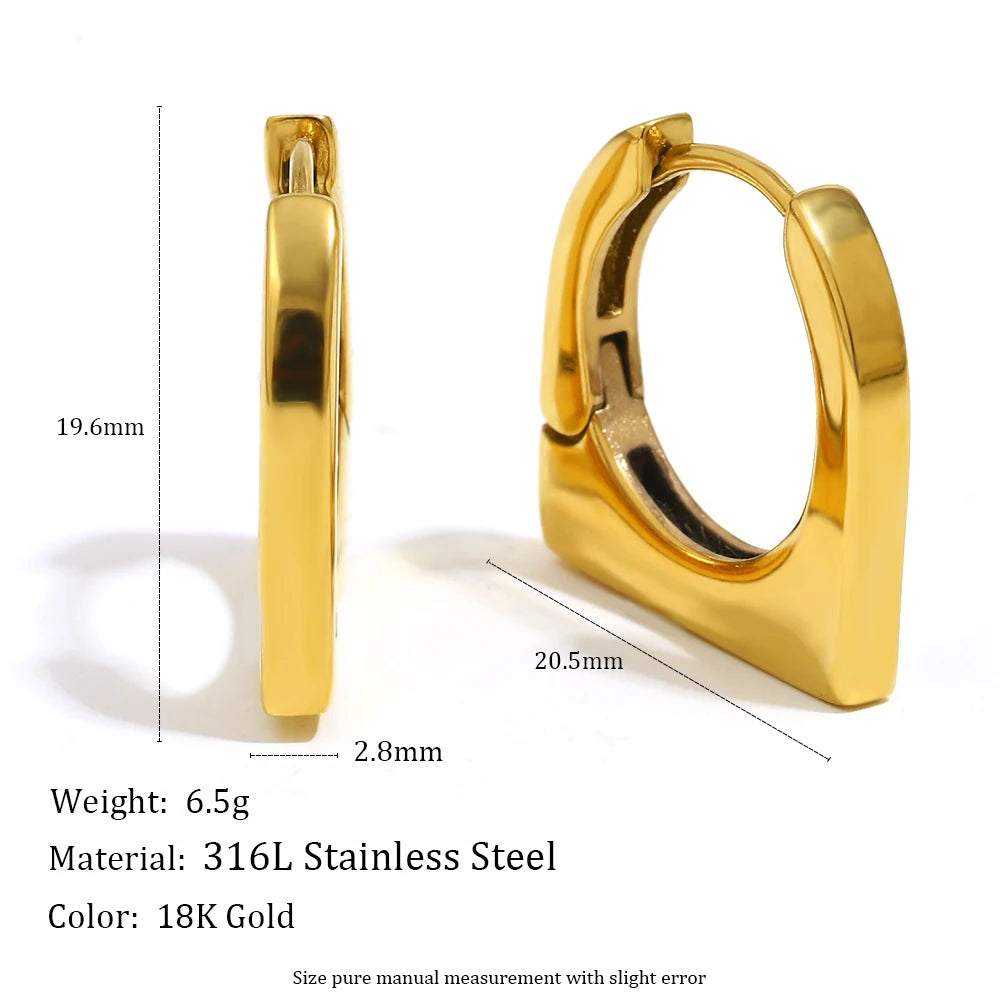 316L Stainless Steel Square Rings