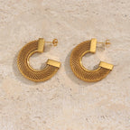 Mesh Statement Earrings