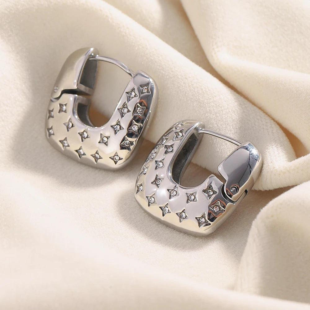 Square Hoop Earrings
