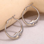 Lunar Hoop Earrings