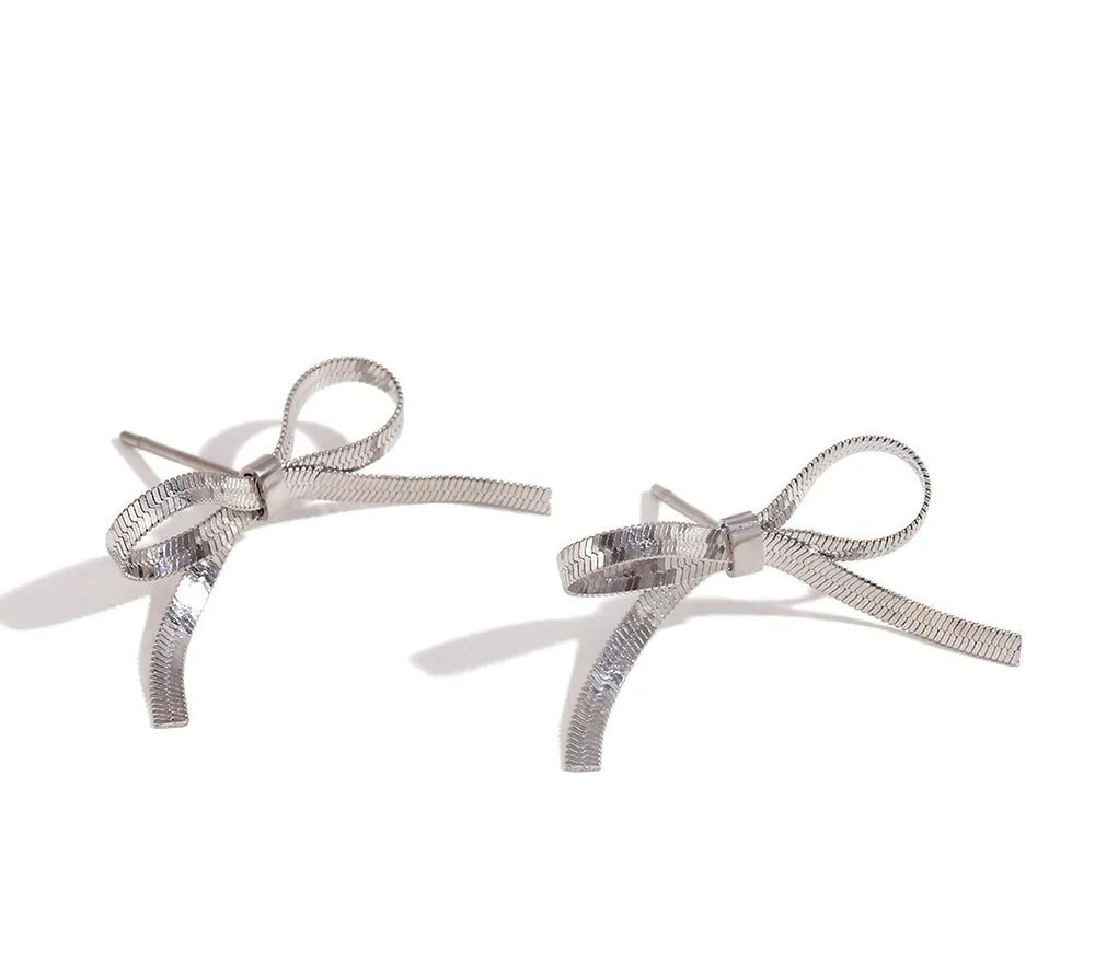 Bow Tassel Earrings