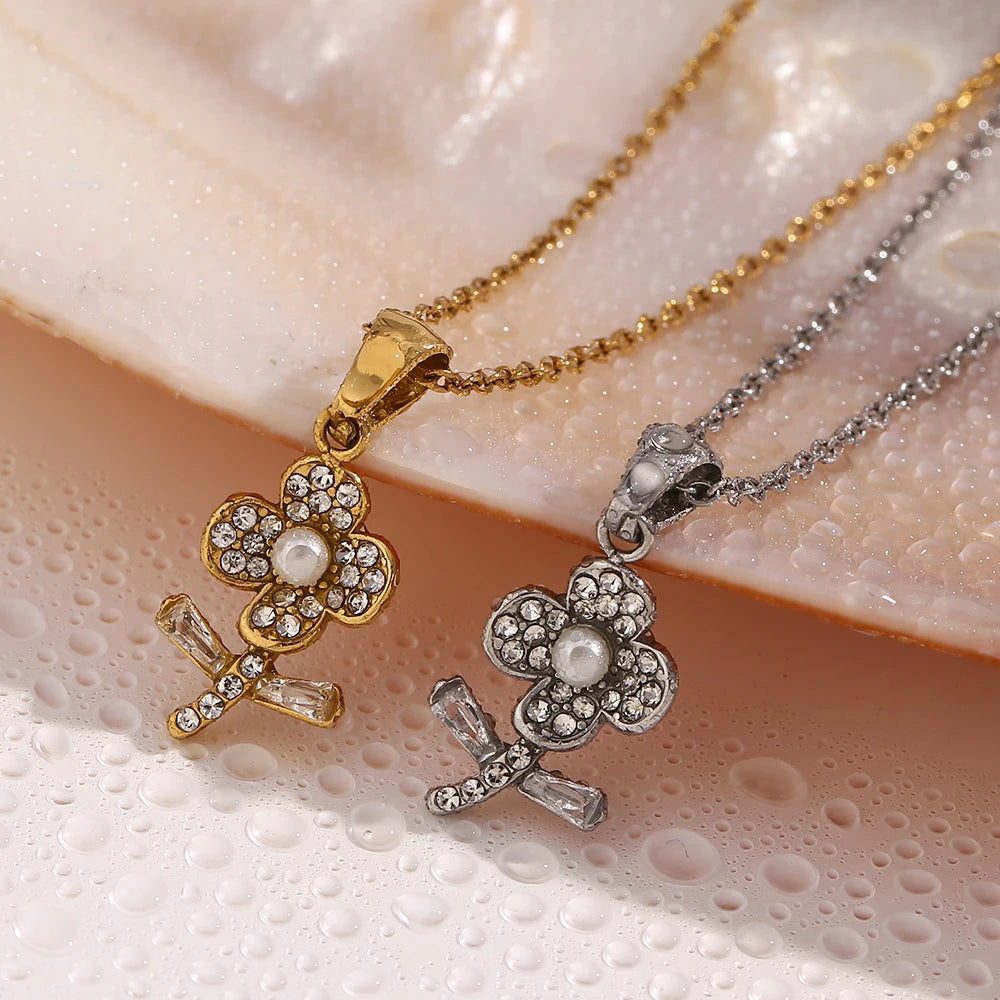 Pearl Blossom Necklace