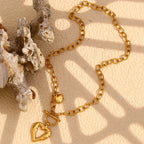 OT Heart Buckle Necklace