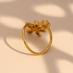 Open Petal Ring