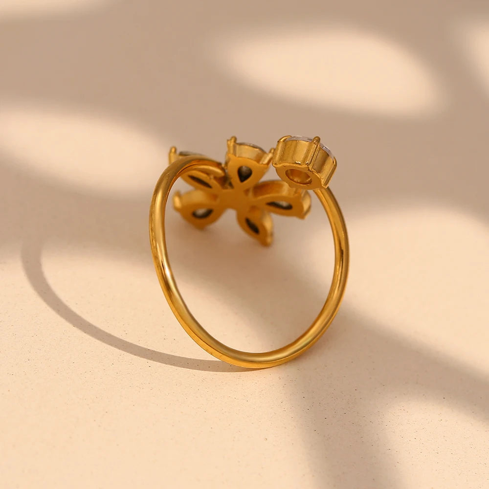 Open Petal Ring