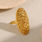 Hammered Glow Ring