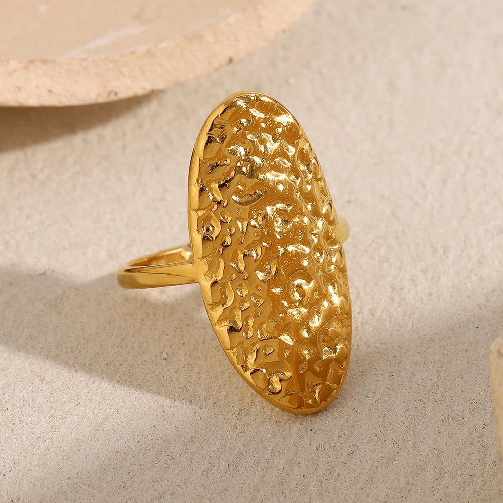 Hammered Glow Ring