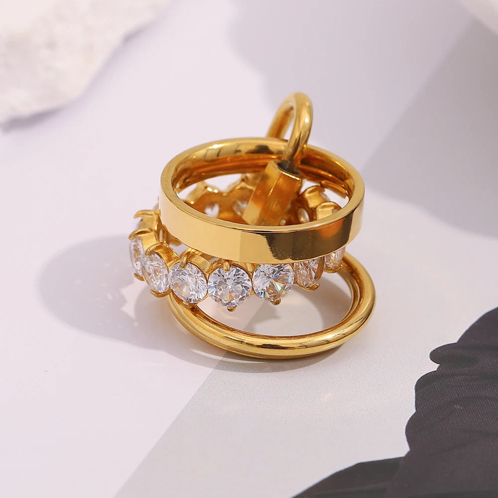 Radiant Layers Ring