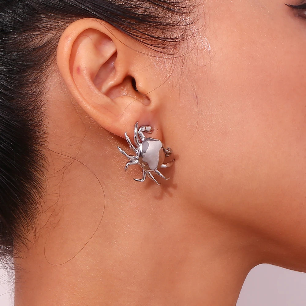 Mini Crab Earrings