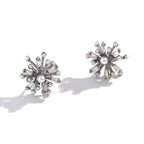 Sunflower Pearl & Zircon Stud Earrings