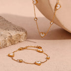 Seashell Heart Necklace