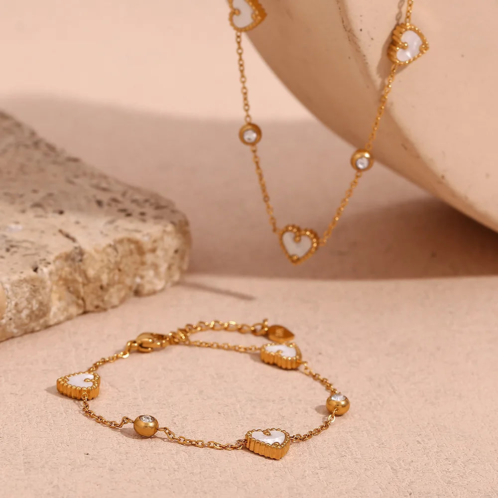 Seashell Heart Necklace