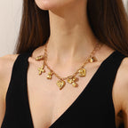 Charm Cascade Necklace