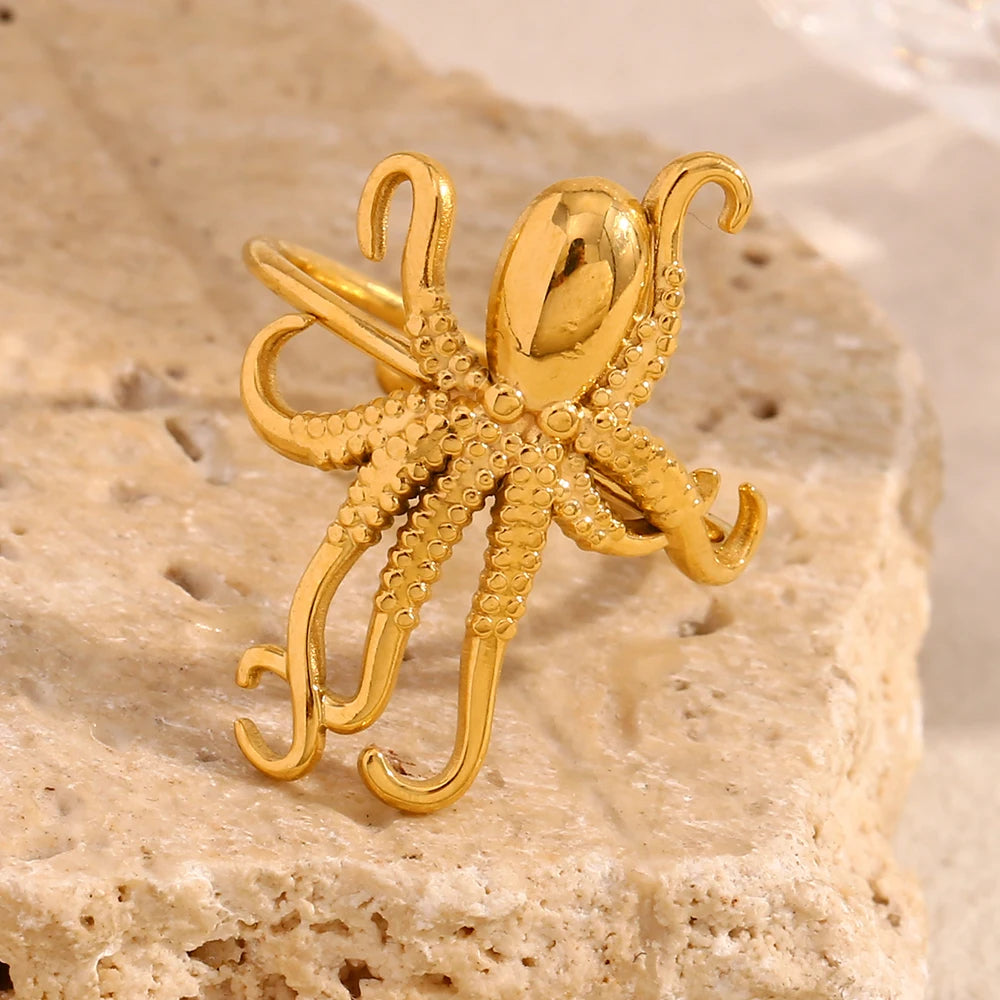 Octopus Open Ring