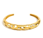 Zircon Star Moon Open Bracelet