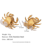 Mini Crab Earrings