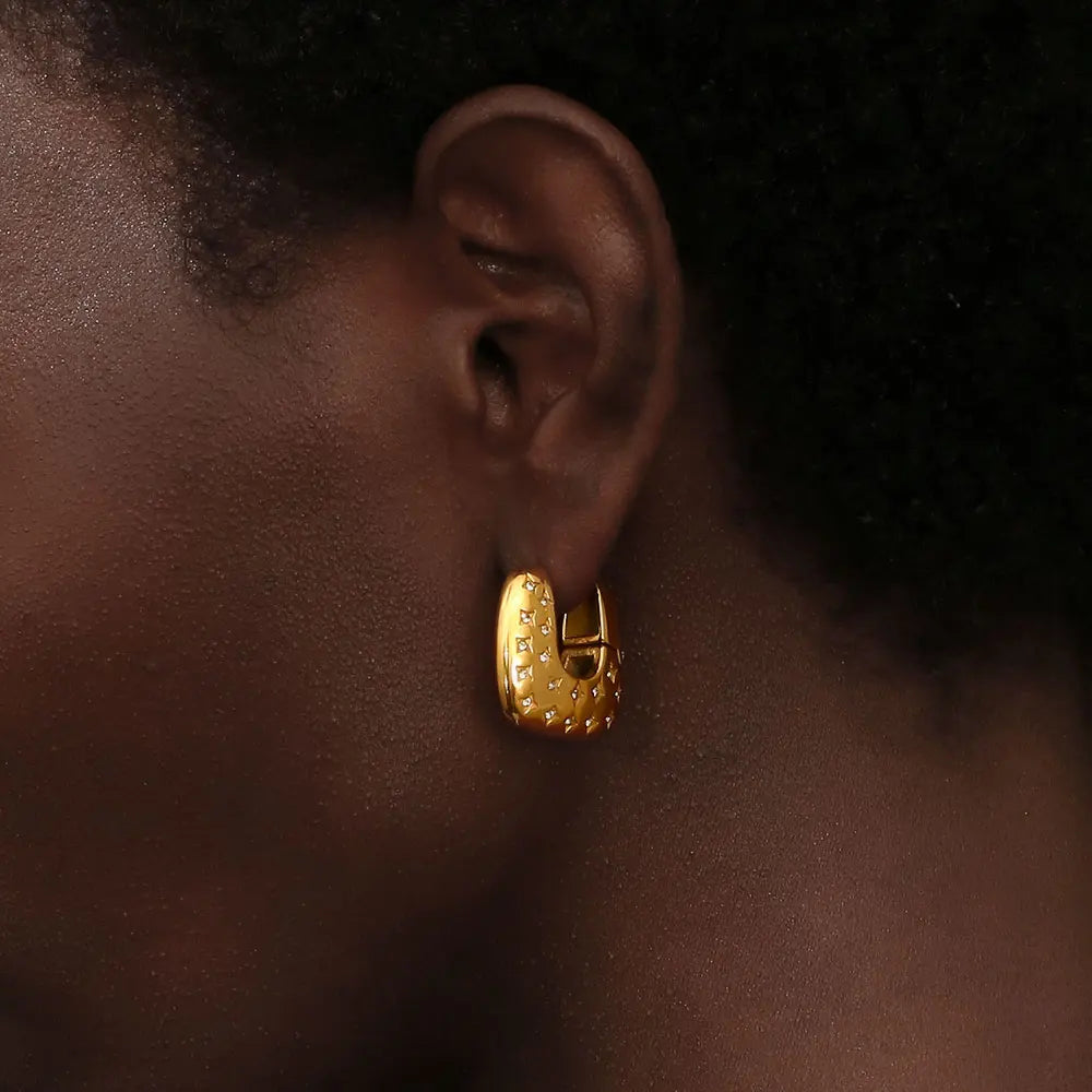 Square Hoop Earrings