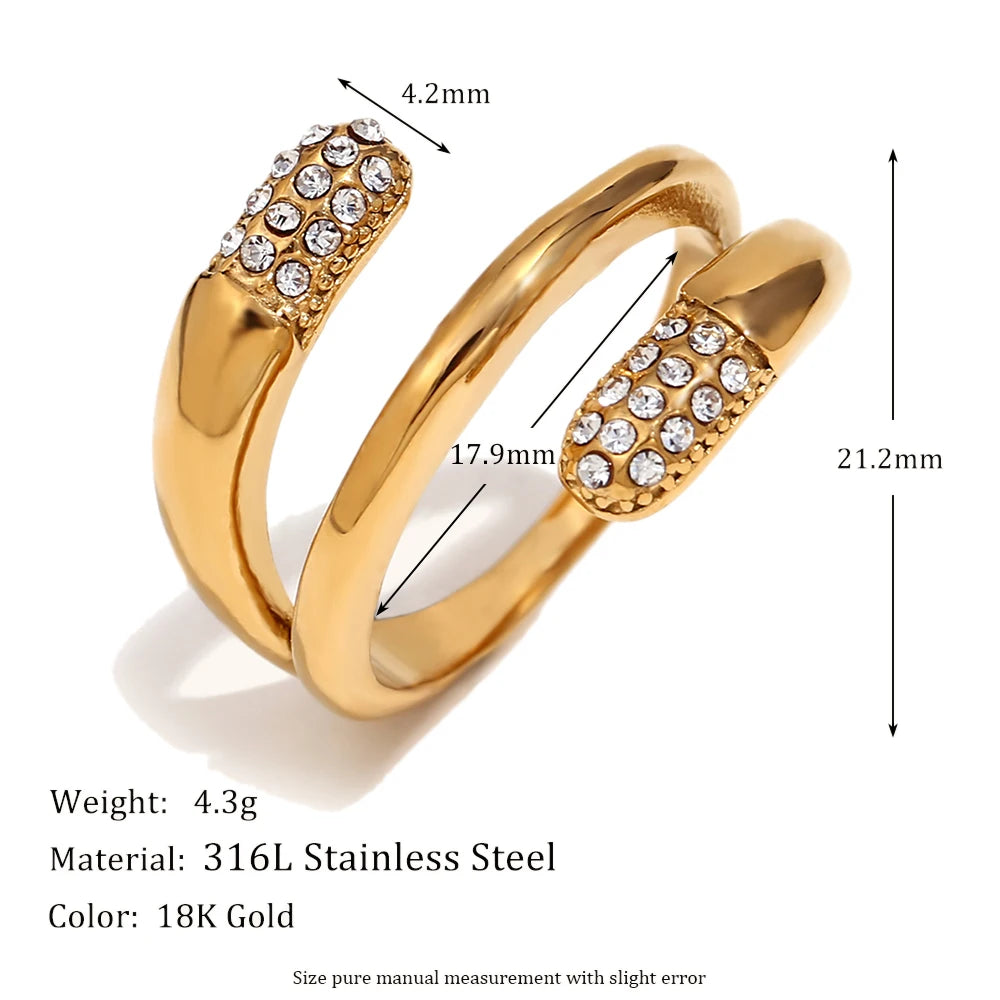 Dewdrop Layers Ring