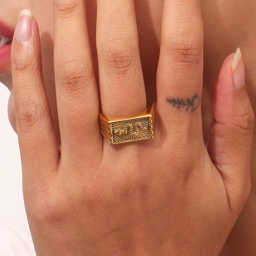 Serpent Square Ring