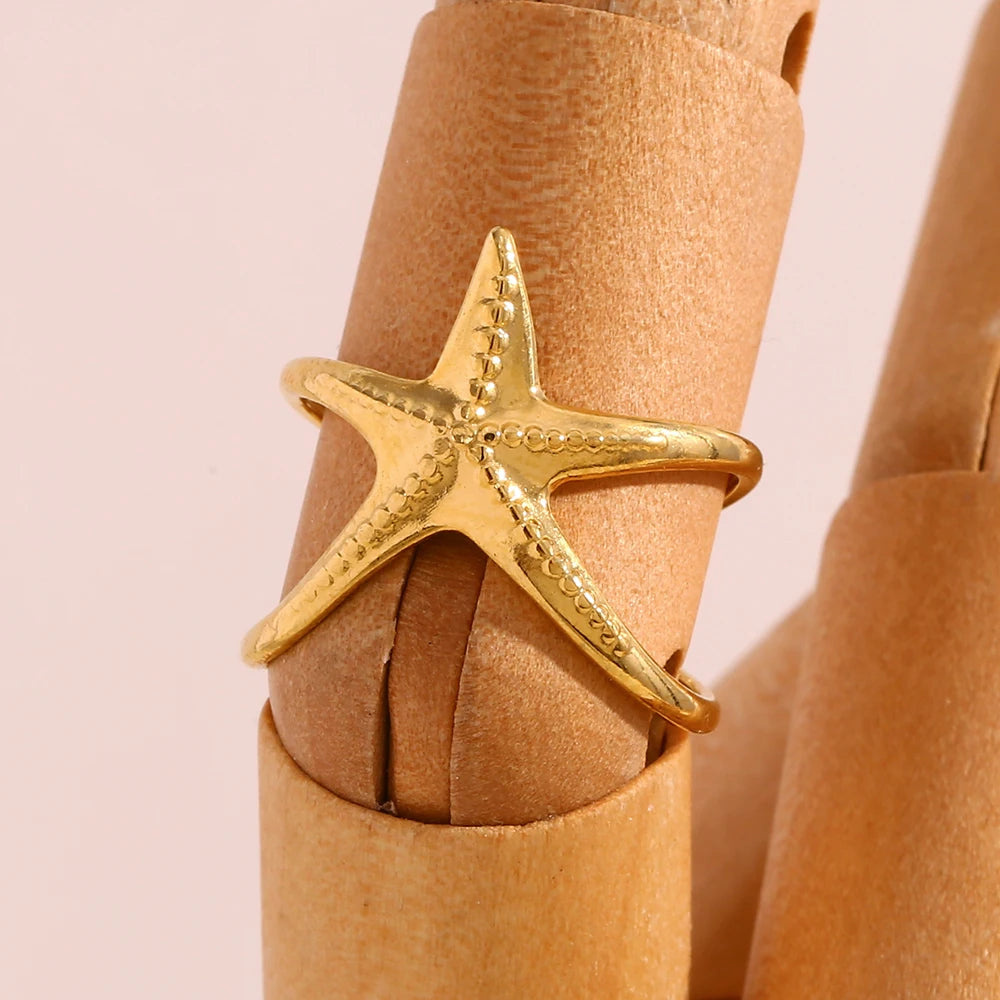 Starfish Open Ring