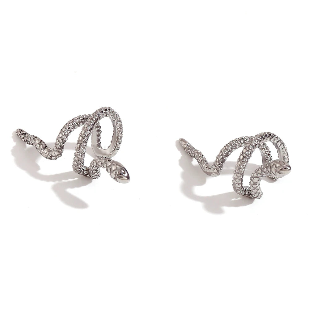 Serpentine Mesh Ear Clip