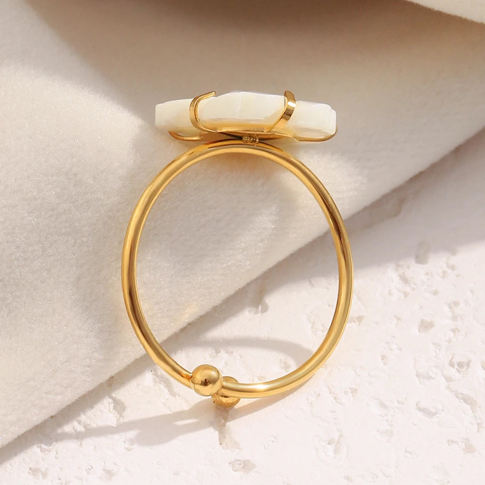 White Blossom Ring