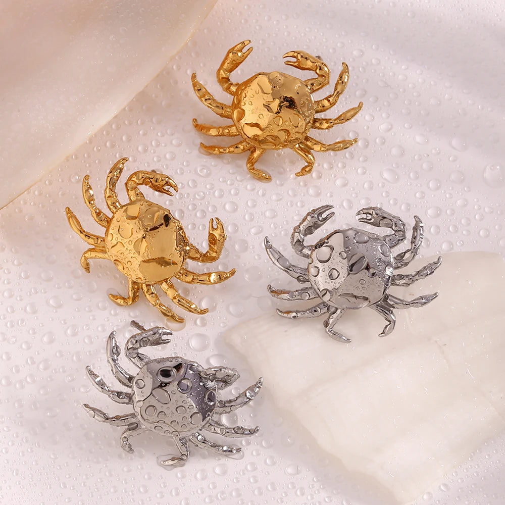 Mini Crab Earrings