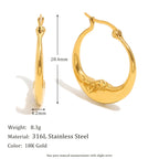 Lunar Hoop Earrings
