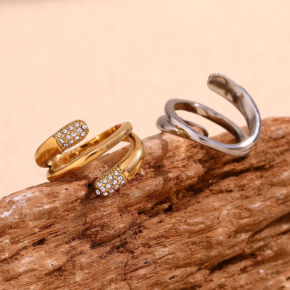 Dewdrop Layers Ring