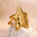 Starfish Open Ring