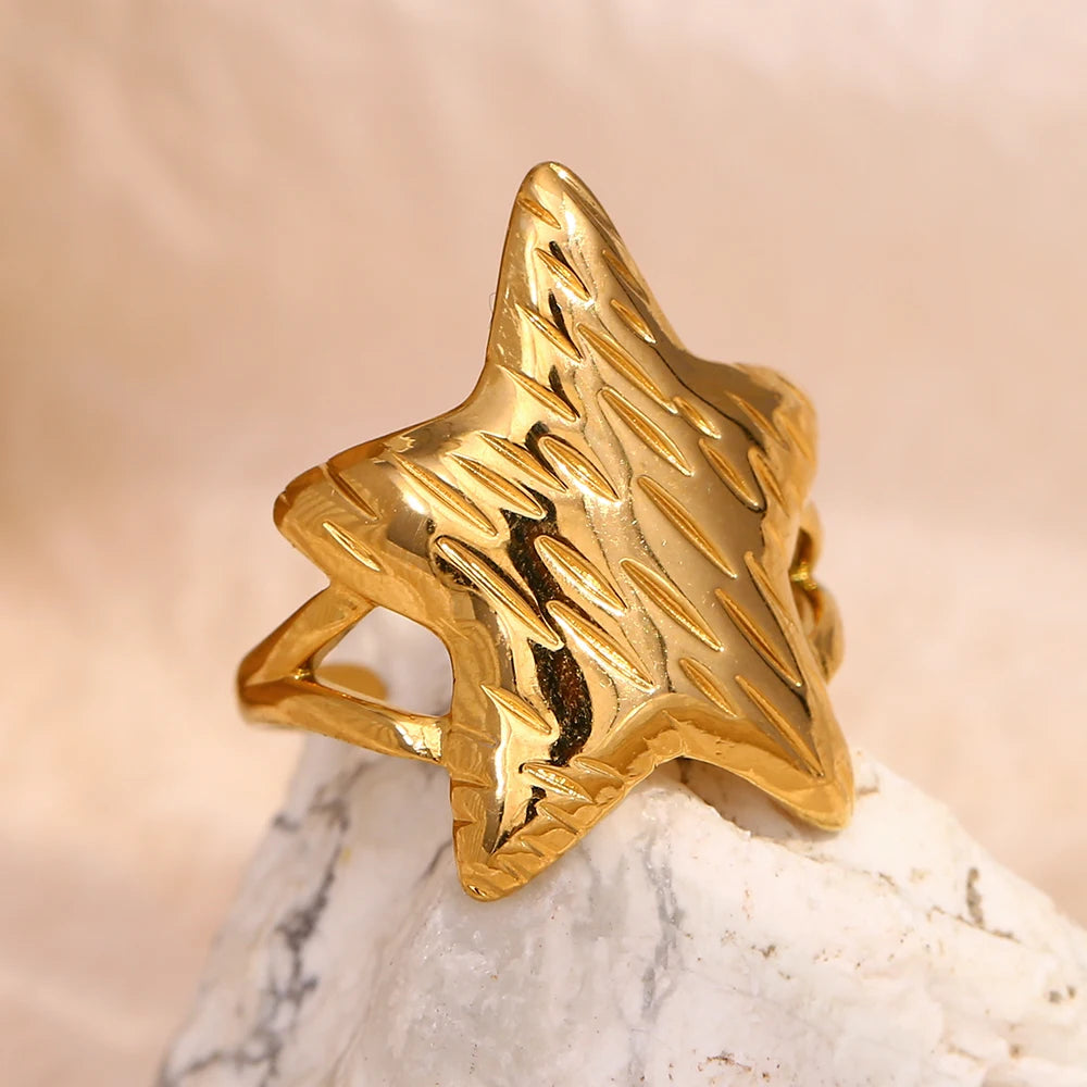 Starfish Open Ring