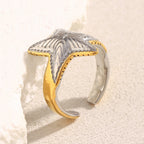Starfish Charm Ring