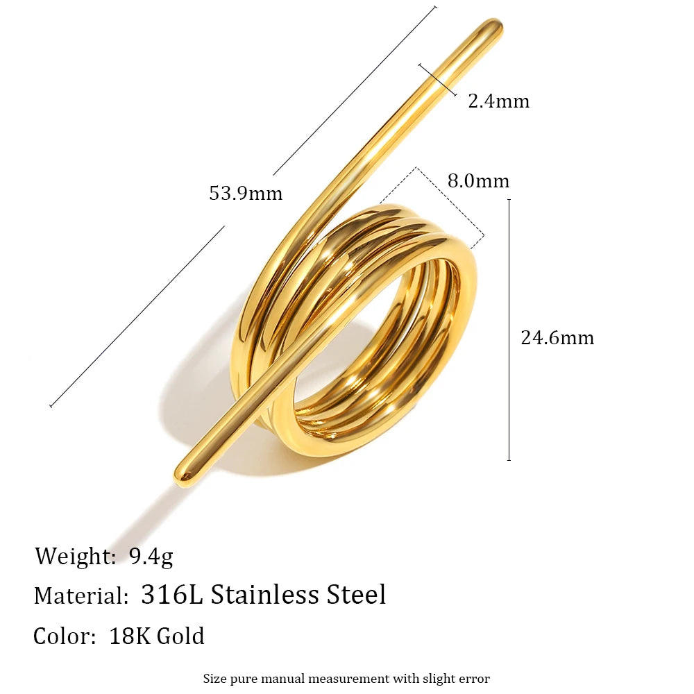 Twistline Ring