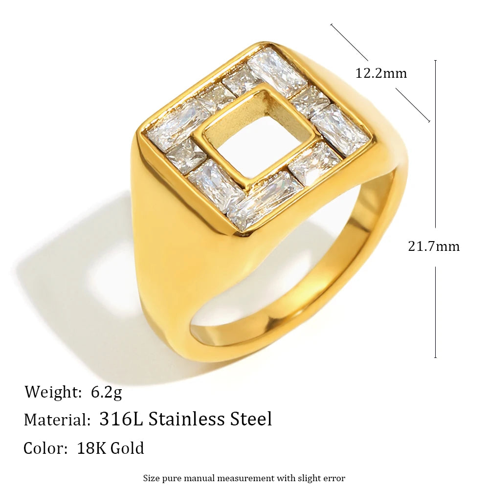 Waterproof Gold Ring
