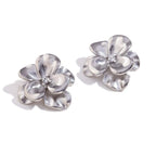 Elegant Flower Statement Earrings