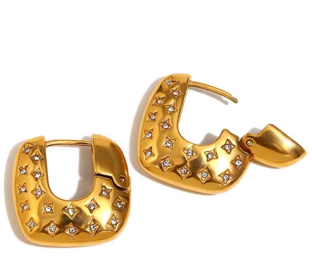 Square Hoop Earrings