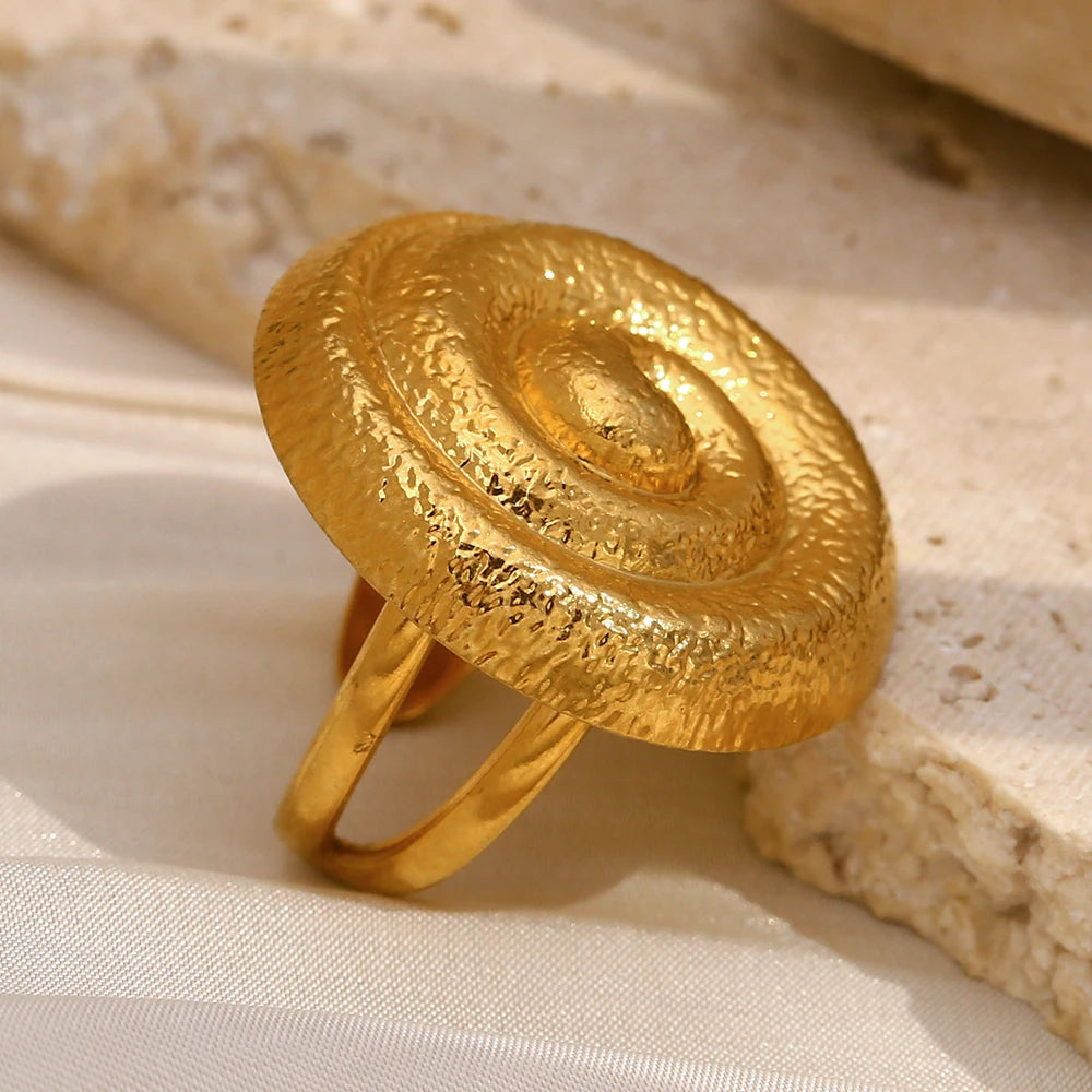 Wide Thread Ring