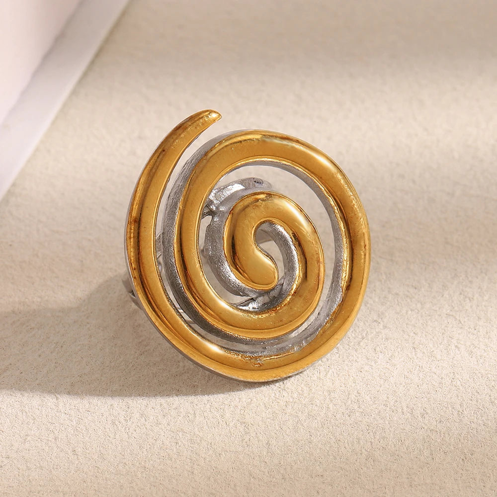 Spiral Twist Ring