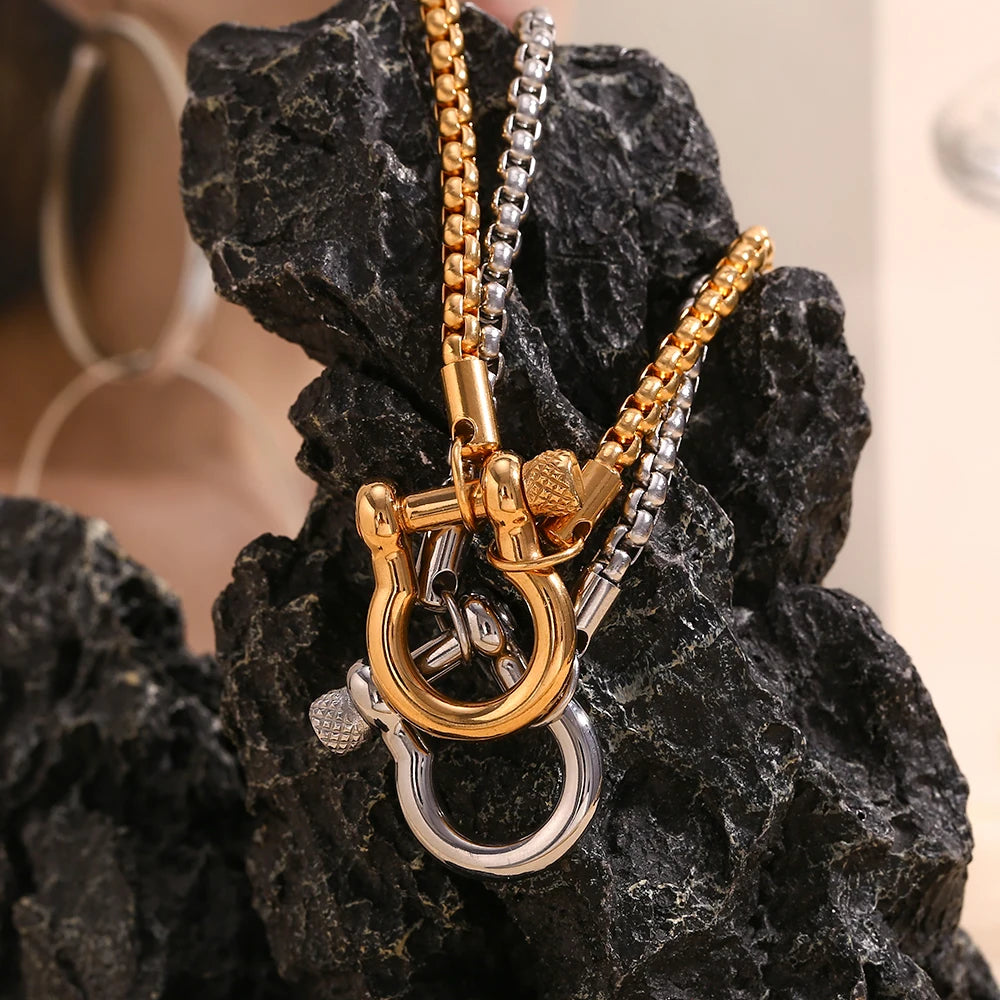 Dual Tone Necklace