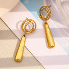 Golden Spiral Earrings
