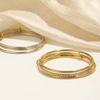 Triple Layer Zircon Bracelet