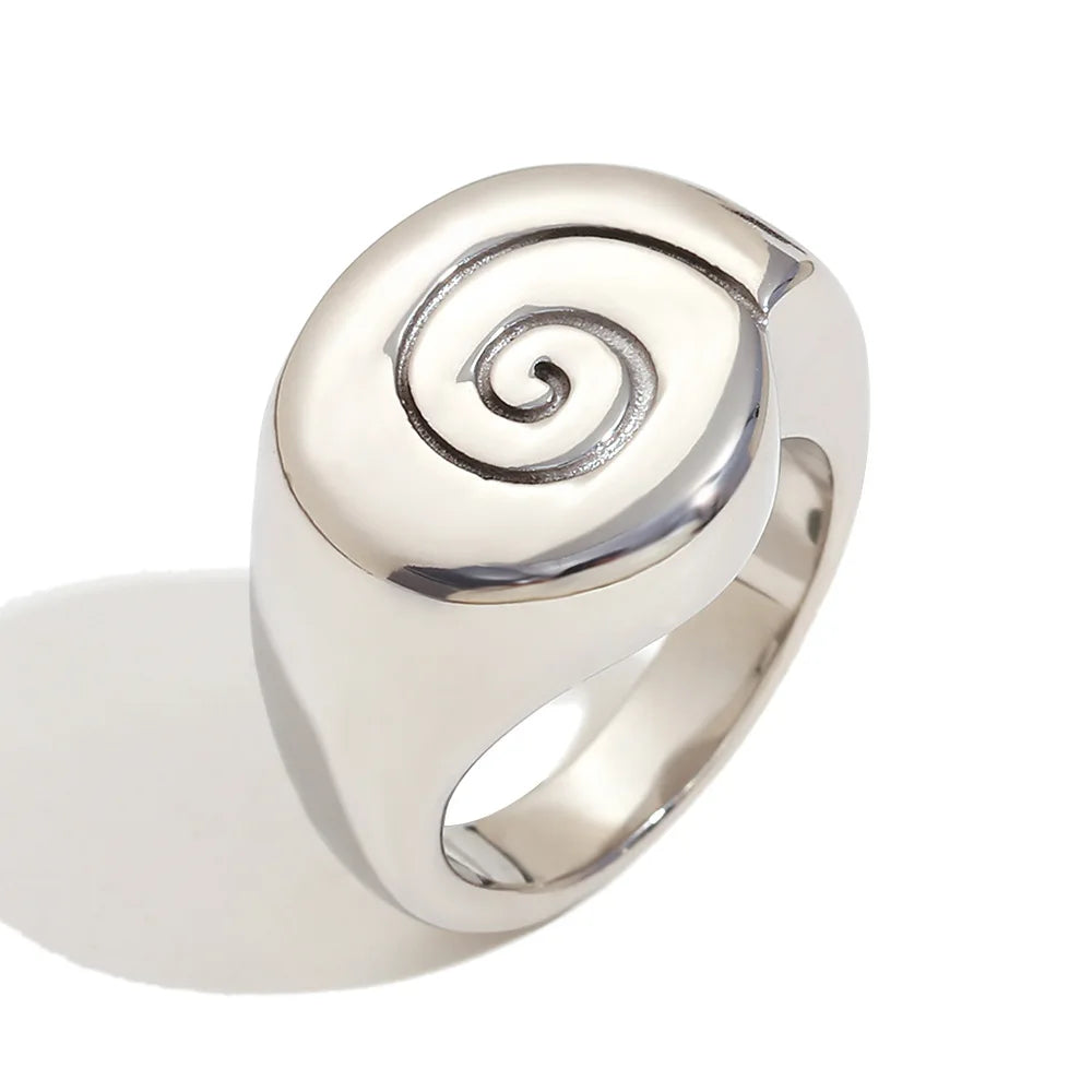Fingerprint Ripple Ring