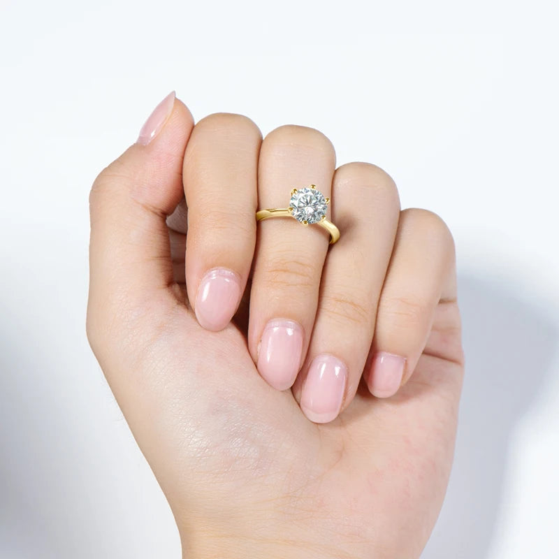 Celeste 3.0CT Solitaire in Gold