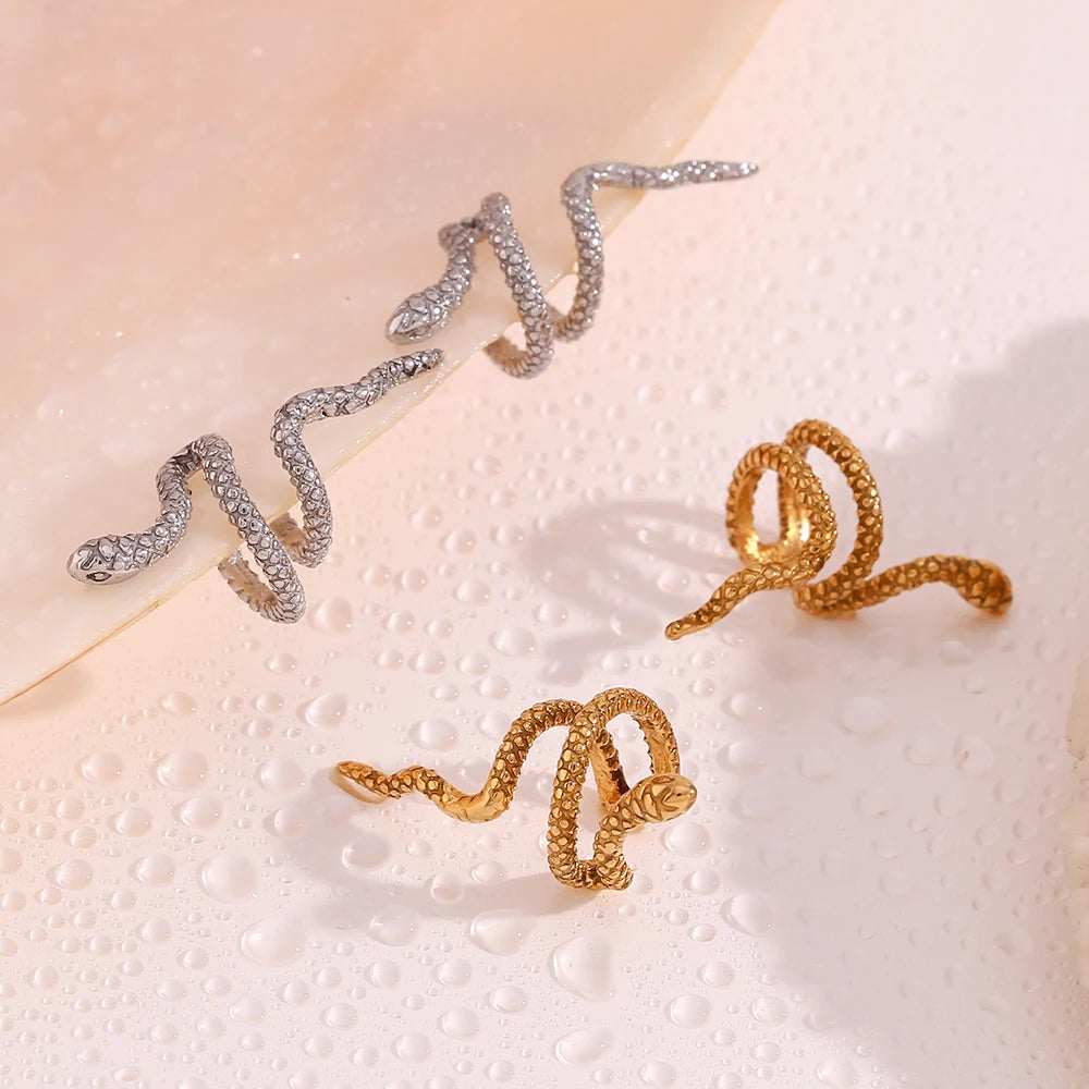 Serpentine Mesh Ear Clip