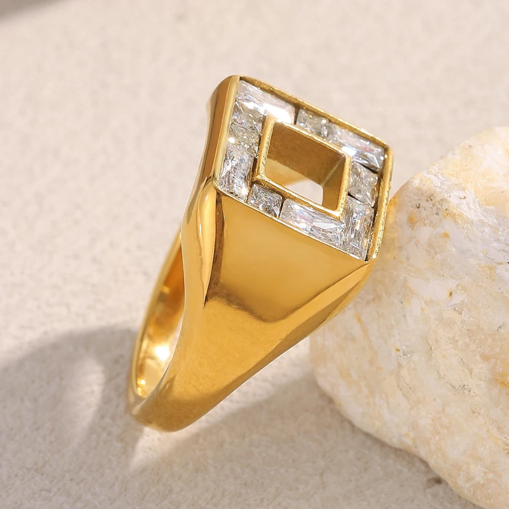 Waterproof Gold Ring