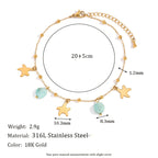 Starlight Amazonite Anklet