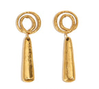 Golden Spiral Earrings