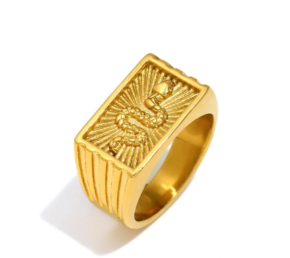 Serpent Square Ring