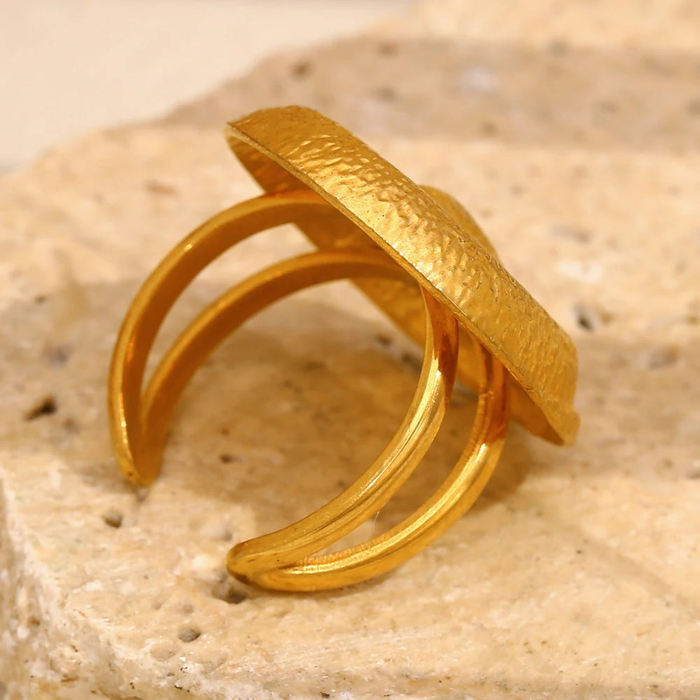 Wide Thread Ring
